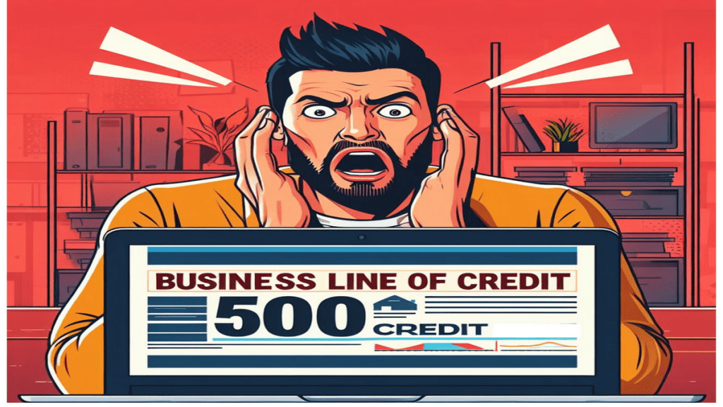 Business Line of Credit with a 500 Credit Score