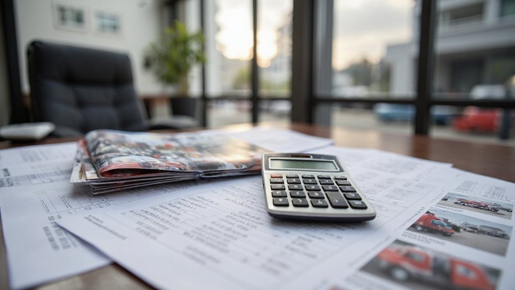 truck equipment financing details