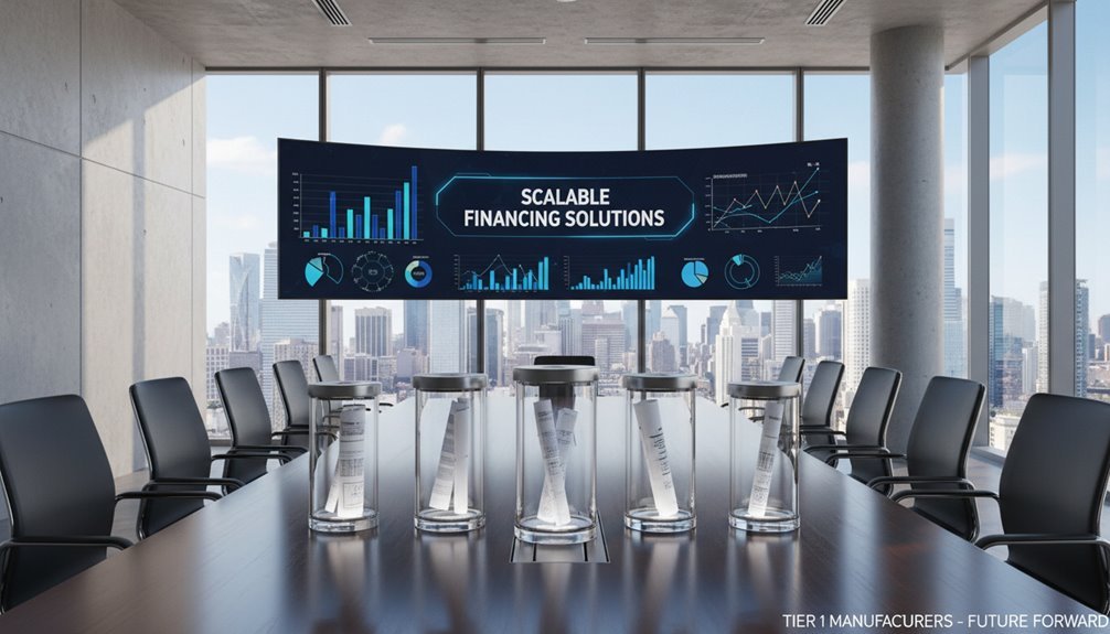 scalable financing for manufacturers